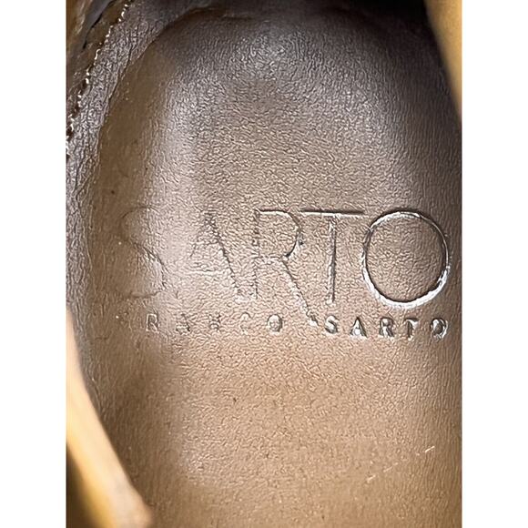 Franco Sarto Ankle Boots Women's Size 8 M Black Suede Leather Side zip Booties - Picture 8 of 8